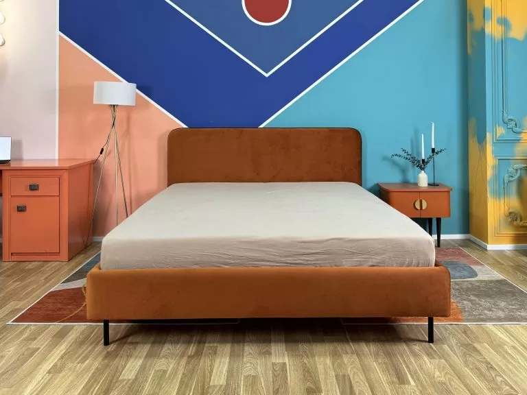 Кровать Сторо Марино бежевый в интерьере - 11