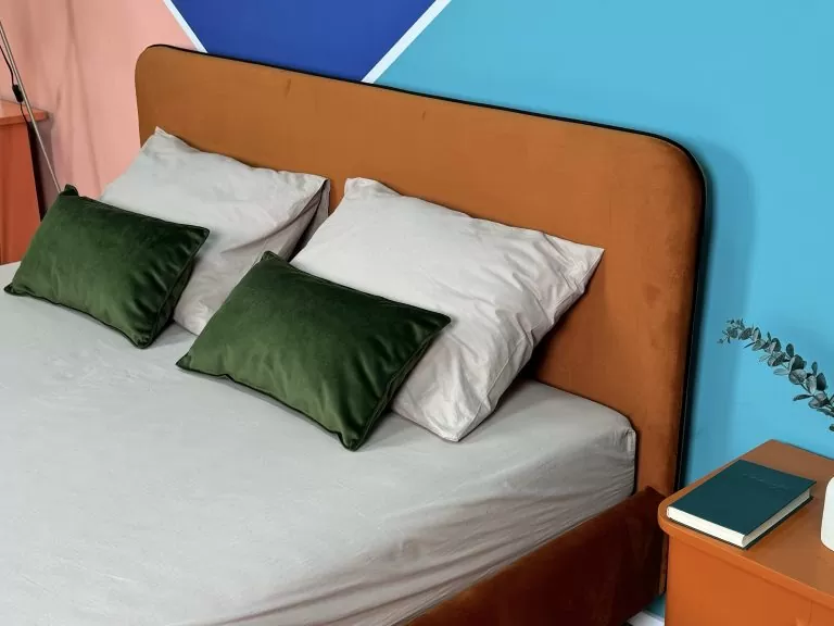 Кровать Сторо Марино бежевый в интерьере - 8