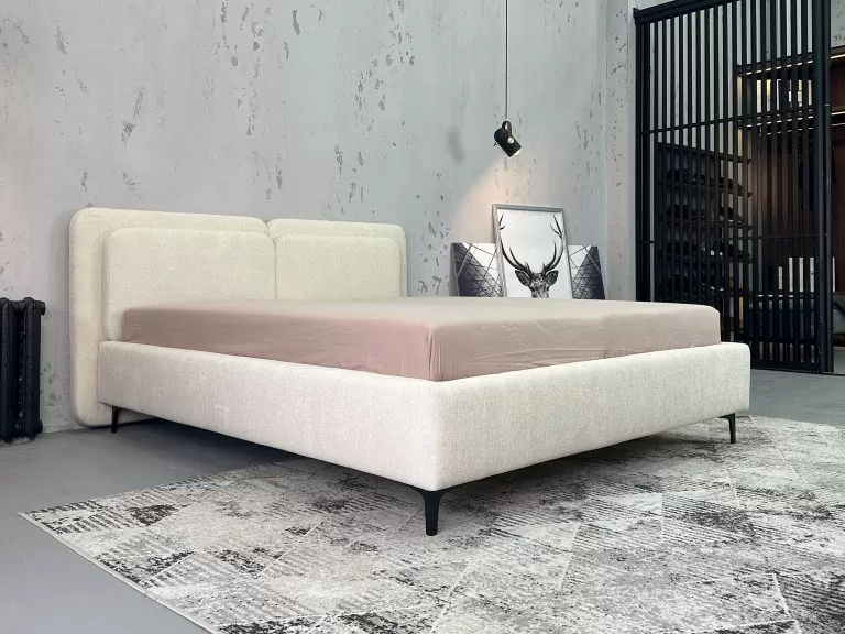 Кровать Гудено бежевая в интерьере - 2